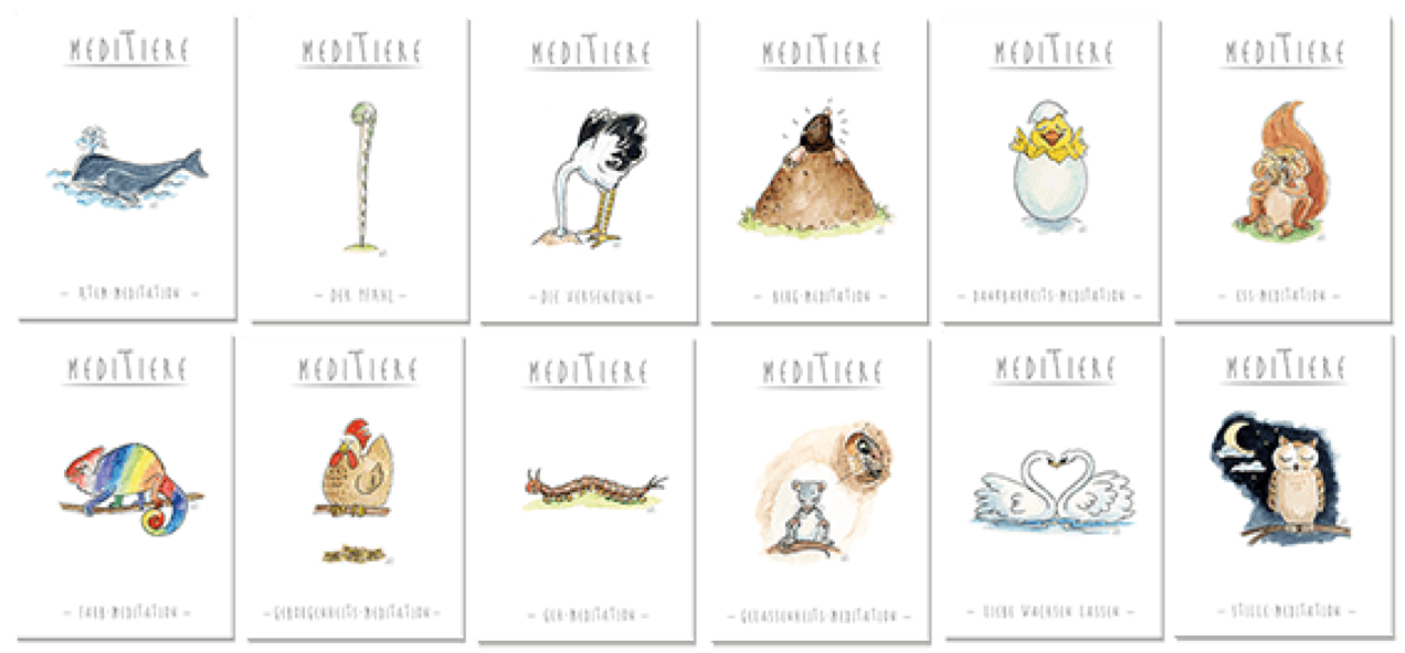 Die Karten MediTiere im Überblick